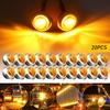 20PCS LED Side Marker Indicators Light Truck Warning Tail Light Boats Trailer Lorry Car External Clearance Turn Signal Lamp