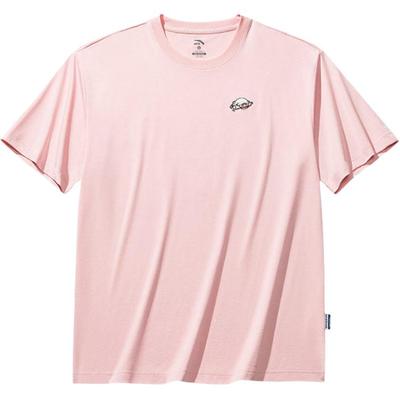 Anta X Seal Look Colaboração Série Vida Desenho Animado Anime Carta Gola Redonda Respirável Versátil Manga Curta Camiseta Unisex Camiseta 972528106-5
