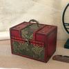 Handcrafted Wooden Jewelry Charm Box for Storing Treasure and Home Decoration X3UC