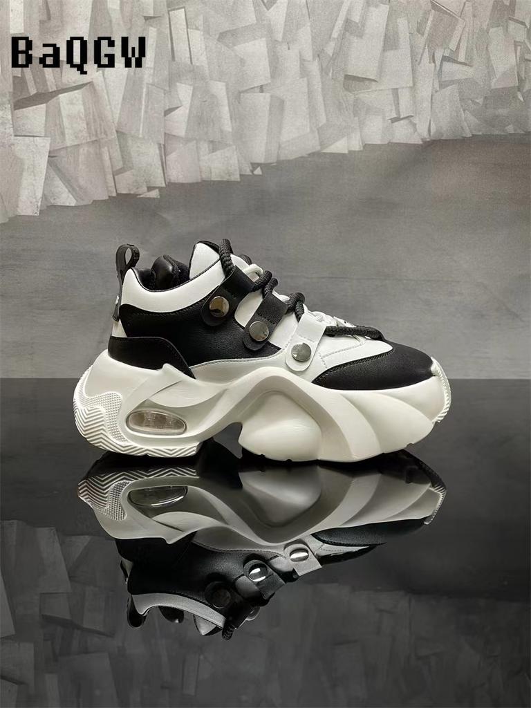 Designer Style Men Shoes Spring Autumn Comfortable Men's Thick Platform Sneakers Fashion Casual Shoes Sports Trainers Tenis