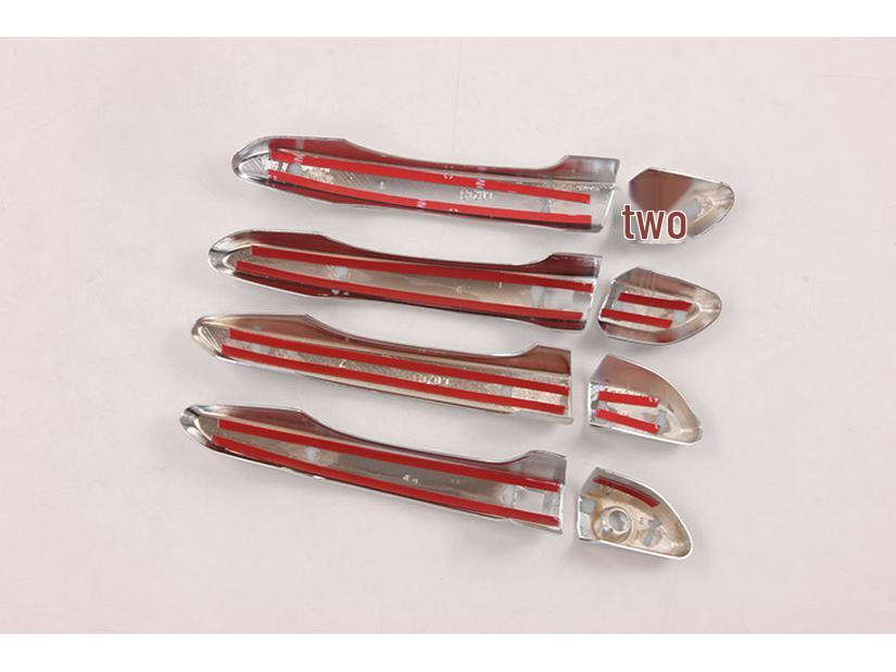 ABS Electroplated Door Handle Trim for 2019 Tucson - Decorative Car Door Modification