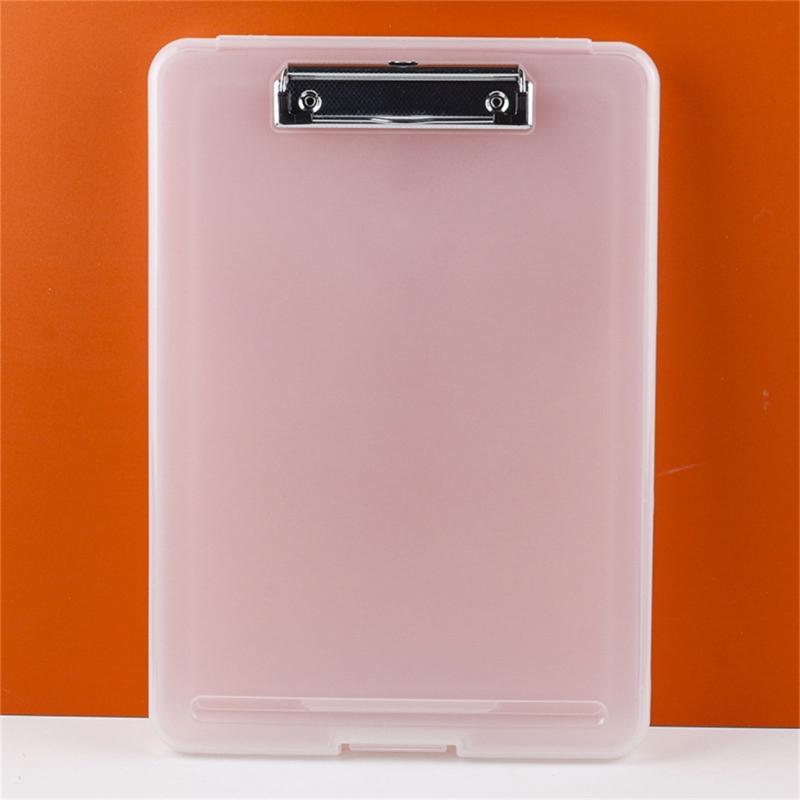 Dosar multifuncțional cu clipboard, organizator de fișiere impermeabil, cutie din plastic, bloc de scris pentru elevi, profesori și școli