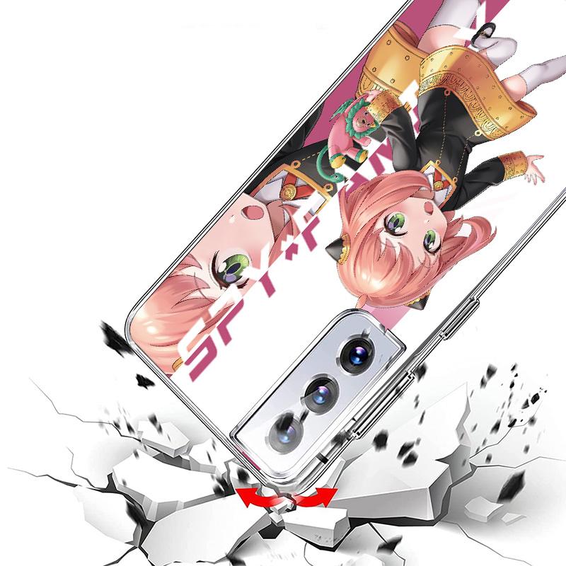 Anime Spy Family Anya Cover Phone Case For Samsung Galaxy S26 S25 Edge S24 Ultra S23 S22 Plus S21 S20 FE Soft Fundas Shell Galax