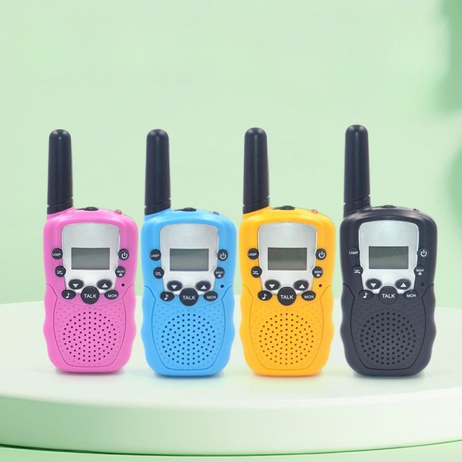 Zwei Spielzeug-Walkie-Talkies T388 Pager-Kommunikationsgerät für die interaktive Nutzung im Freien