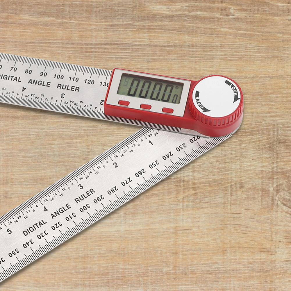 

Электронный цифровой инструмент для измерения углов из нержавеющей стали 360 градусов угломер линейка 0200 мм