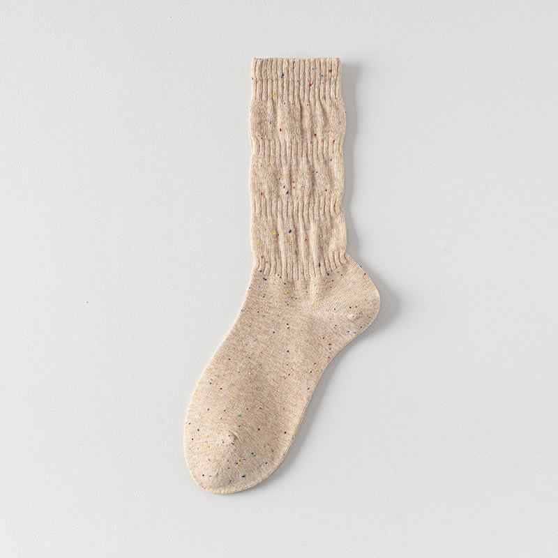 Female Spring and Autumn Loose Open Not To Pull Foot Moon In Tube Socks