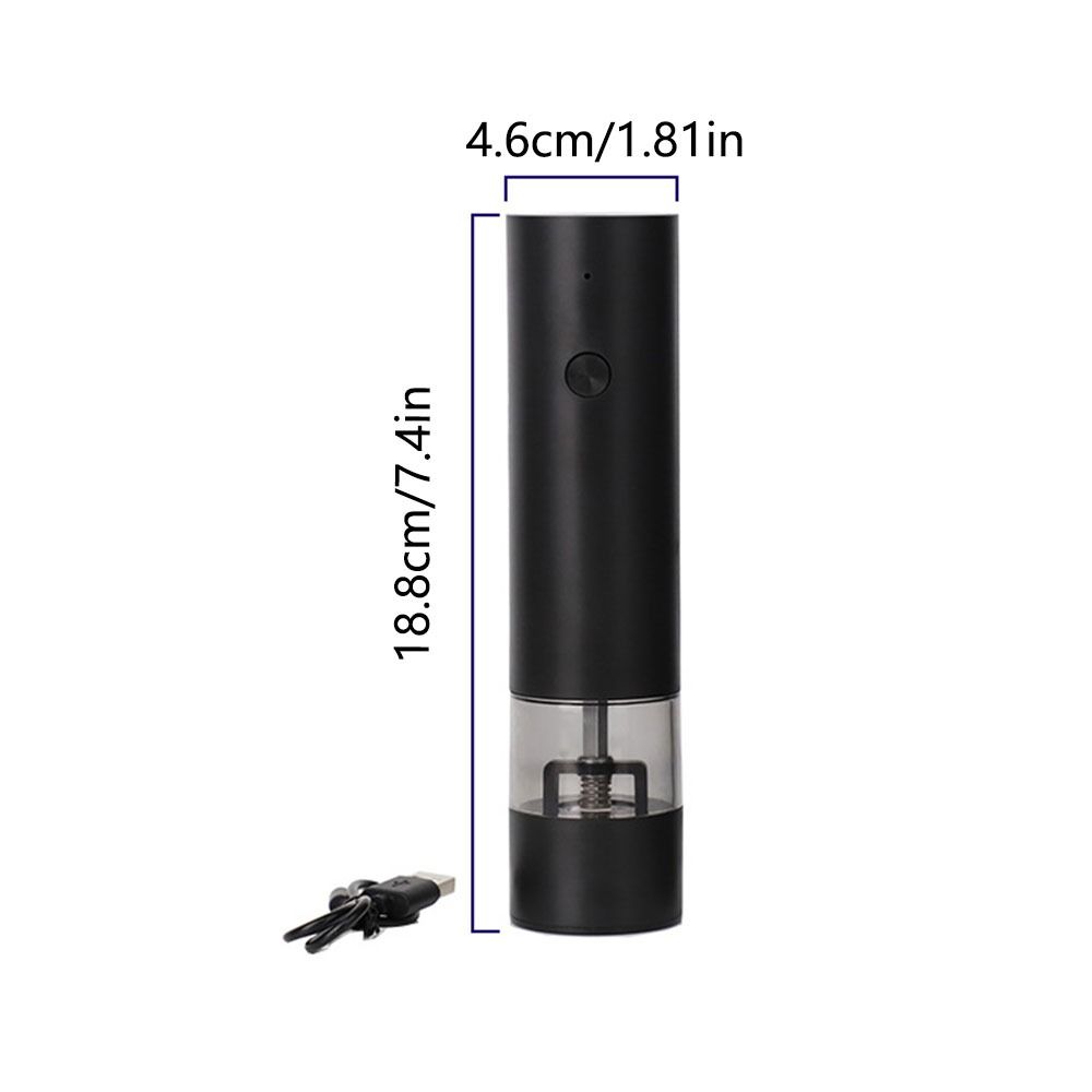 Large Capacity Auto Salt Mills Adjustable Kitchen Grinding Tool Electric Spices Grinder  Sea Salt