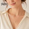 Lightweight Charm Necklace Ballet Shoes Necklace, Elegant Ballerina Pendant Dainty Comfortable Everyday Dancer Stylish Jewelry for Women Girls