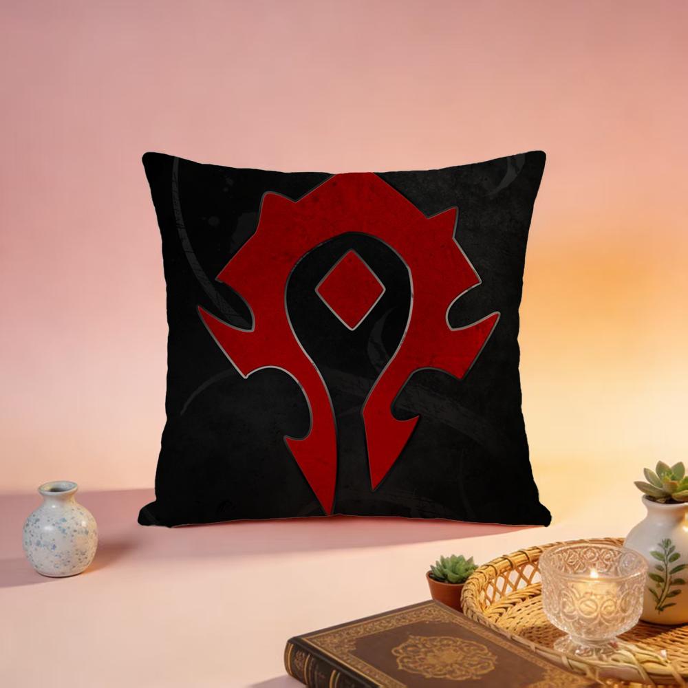 

Popular WWorld of Warcraft WOWWW Cushion Cover Premium SkinFriendly Pillow Case MultiPurpose for Home Office Travel 30X30cm