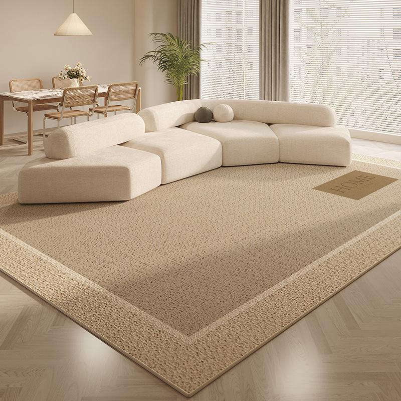 French Cream Carpet Living Room Silence Bedroom Atmosphere Sofa Tea Table Blanket Light Luxury Premium Cloakroom Floor Mat
