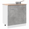 VidaXL Under-sink Cabinet "Lyon" Concrete Grey 80 X 46 X 81.5 Cm Engineered Wood 856076