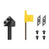 Carbide Cutter Set V-Groove Router Bit Chamfering Capability 90 And 120 Options For Woodworking Engraving Machines