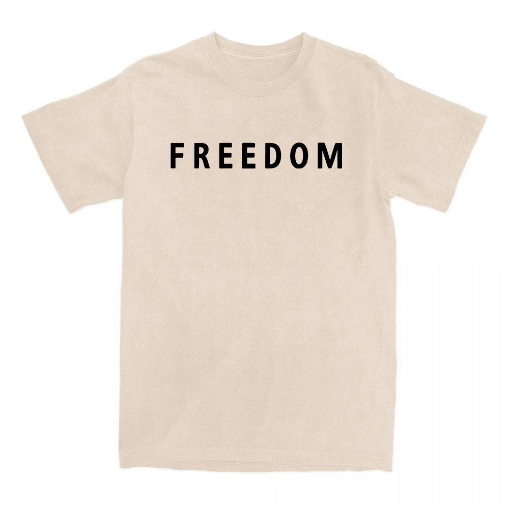 Svoboda Charlie Kirk Tričko Bavlna Volné Ležérní Dámské/Pánské Trička Unisex Streetwear Amerika Americká Móda Dámská Trička