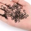 100/200Pcs Mini S Hooks Rustproof Corrosion Resistant Widely Used Small S Shaped Hanger Christmas Ornament Metal Hooks
