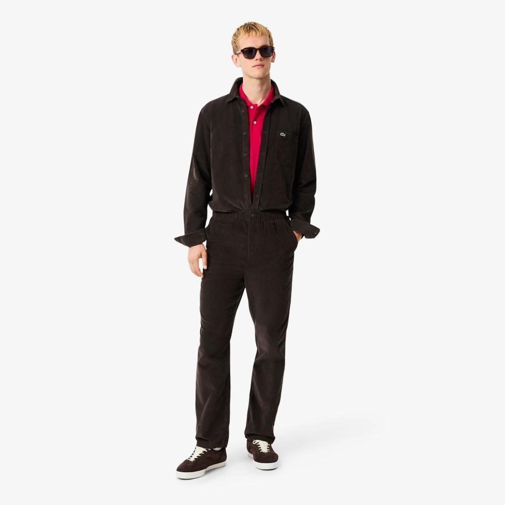 [Lacoste] Мужские вельветовые брюки на эластичном поясе HH9646-55NSKB 38