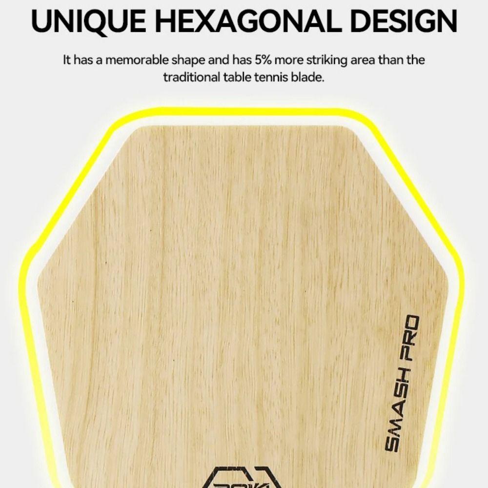 Pure Wood Table Tennis Paddle 5Ply Table Tennis Bottom Plate New Table Tennis Racket