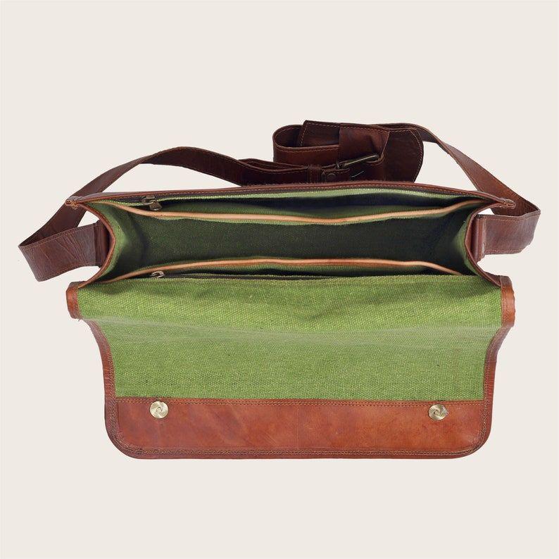 Leather Messenger bag men women, Leather crossbody bag, Vintage style Handmade Briefcase Bag, Christmas gift for him her