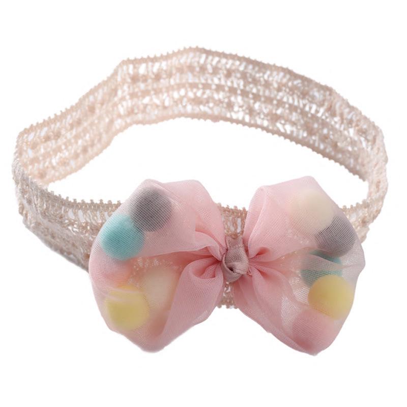 Korean Style Baby Bow Hairband - Comfortable Full Moon Accessories for 100 Days & Cute Princess Look