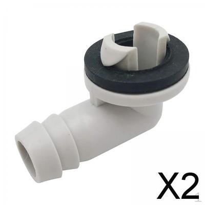 2xAir Conditioner Drain Hose Connector Durable 15mm for Window Air