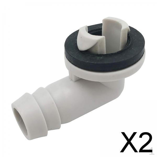 2xAir Conditioner Drain Hose Connector Durable 15mm for Window Air