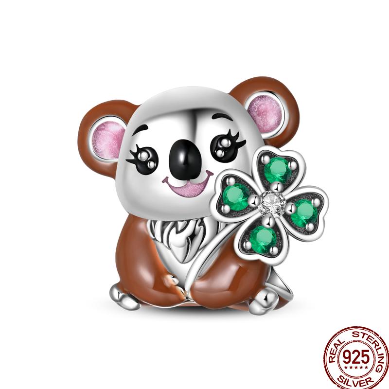 Spring Butterfly Collection Copper Sunflower Bear Butterfly Colorful Beads Suitable Fit 3Mm Original Bracelet