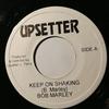 7inch Record BOB MARLEY  THE UPSETTERS  Keep On Shaking  Jungle Lion NONE Upsetter Jamaica Reggae Ska  Dub Used