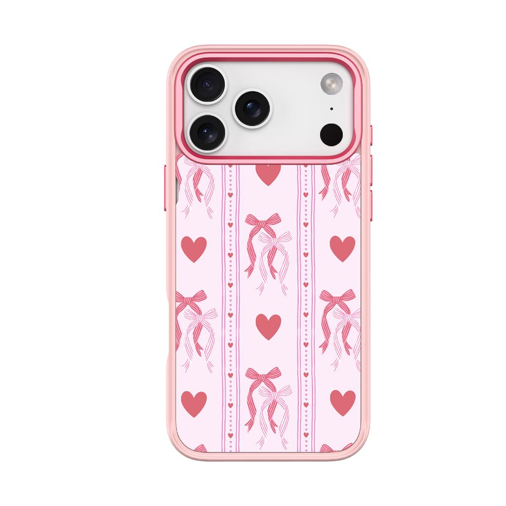 Applicable To Apple 17pro Mobile Phone Case, Advanced Sense 16 Replaceable Back Plate 15promax Magnetic Mobile Phone Case, Bow.