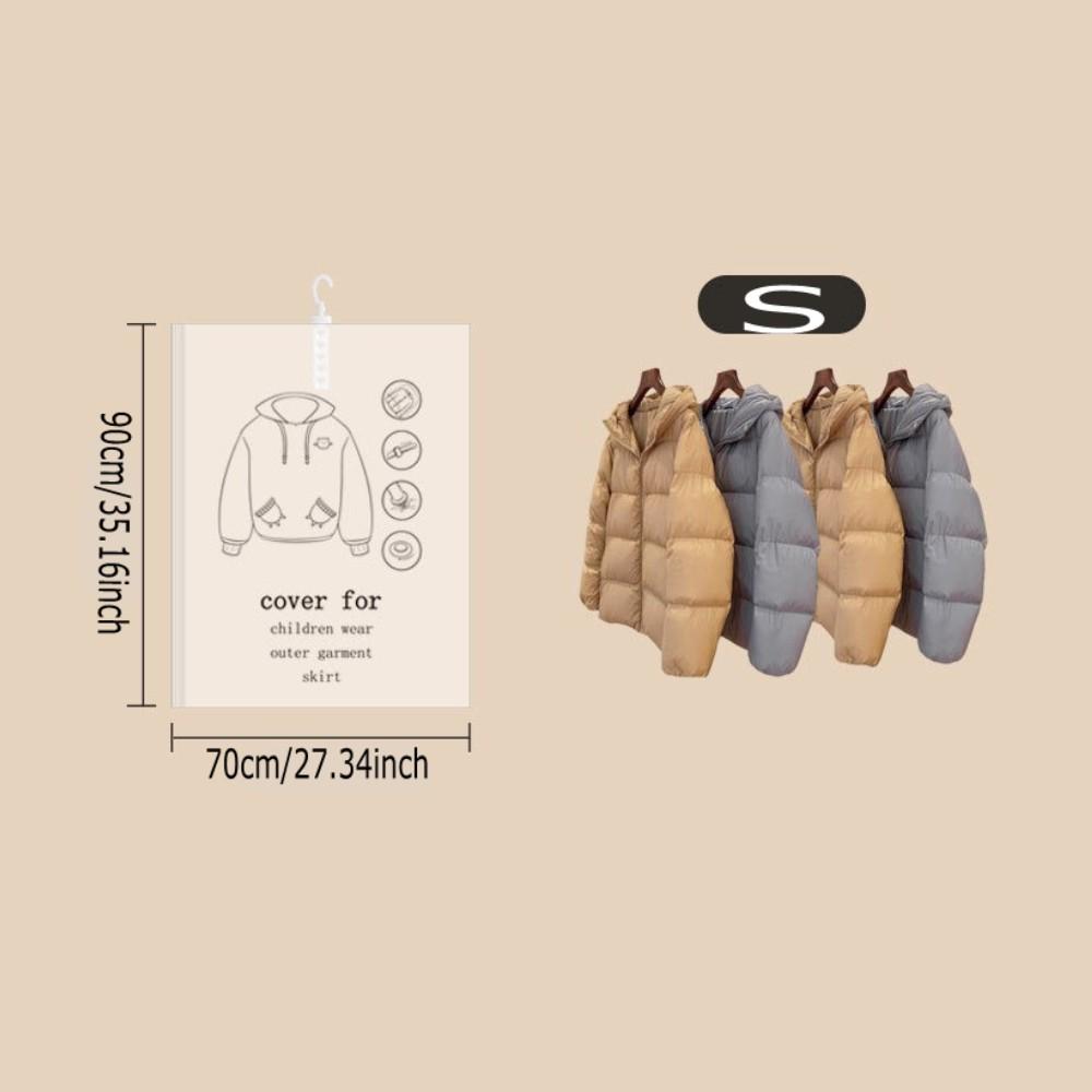 

Многоразовые подвесные вакуумные пакеты для хранения одежды, пальто, курток, подвесной компрессионный пакет для хранения, пакеты для экономии места