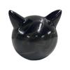 Halloween Unique Cat Figure Resin Black Cat Statue Artwork Black Cat Figurine Elegant Home Decor Gifts for Cat Lovers Women Men