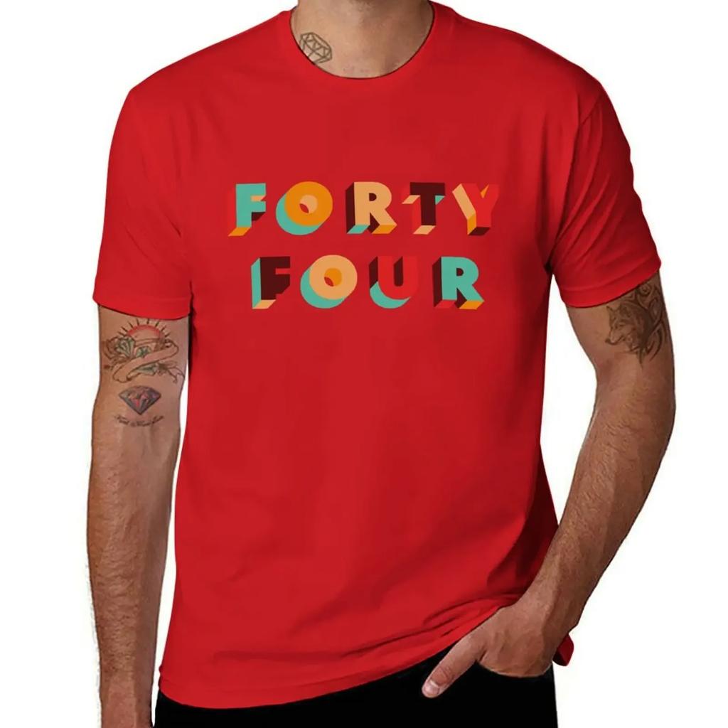 How Ridiculous Merch 44 Block Colour || Forty Four T-Shirt Sweat Anime Mens T Shirts Casual Stylish