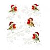 Robin Christmas Window Sticker