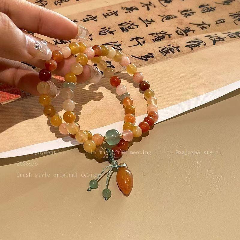 Baroque Pearl Drawstring Bracelet: Women's Light Luxury, Irregular Design, Exquisite Handcrafted Jewelry.