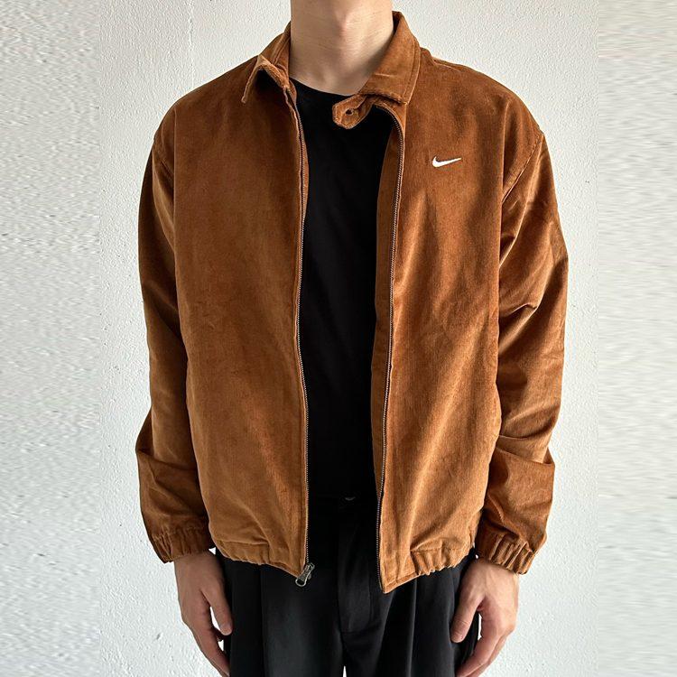 Nike Life Harrington Cordjacke 'Braun' DX9071-270