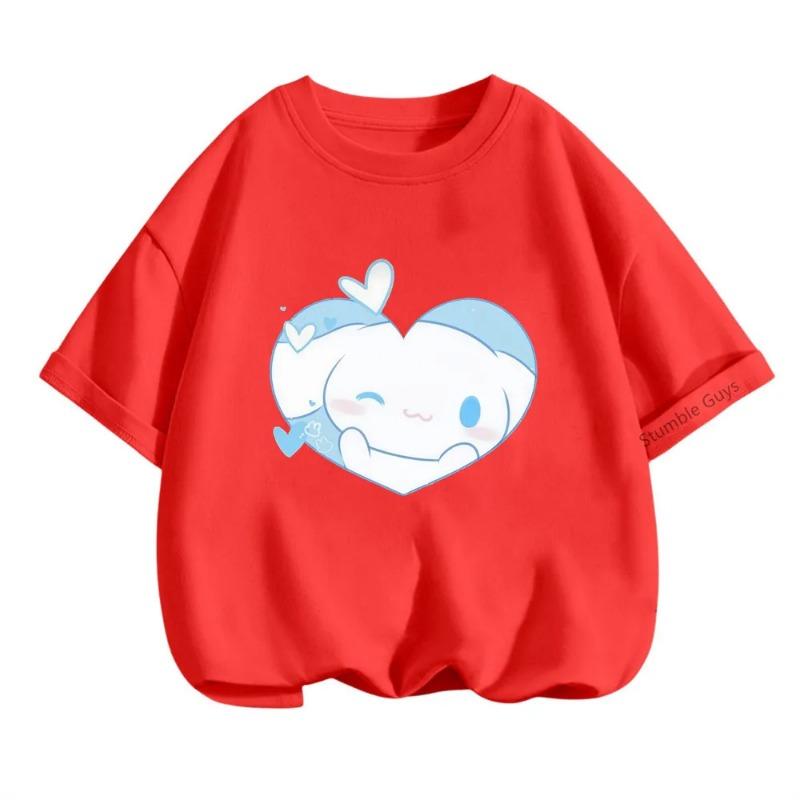 Pokémon Dratini Evolution Printed Pure Cotton T-shirt for Men and Women Spring/Summer New Collection Fashion Short Sleeved Shirt