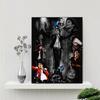 Michael Jackson Retro Dance Tribute 5D Round Diamond Painting Kit Diamond Embroidery Painting Rhinestones Mosaic Frameless Handwork Decoration Arts