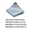 Double Thickened PE Waterproof Sun Shade Tarp Yard Waterproof Cargo Cover Tarp  Truck Cover