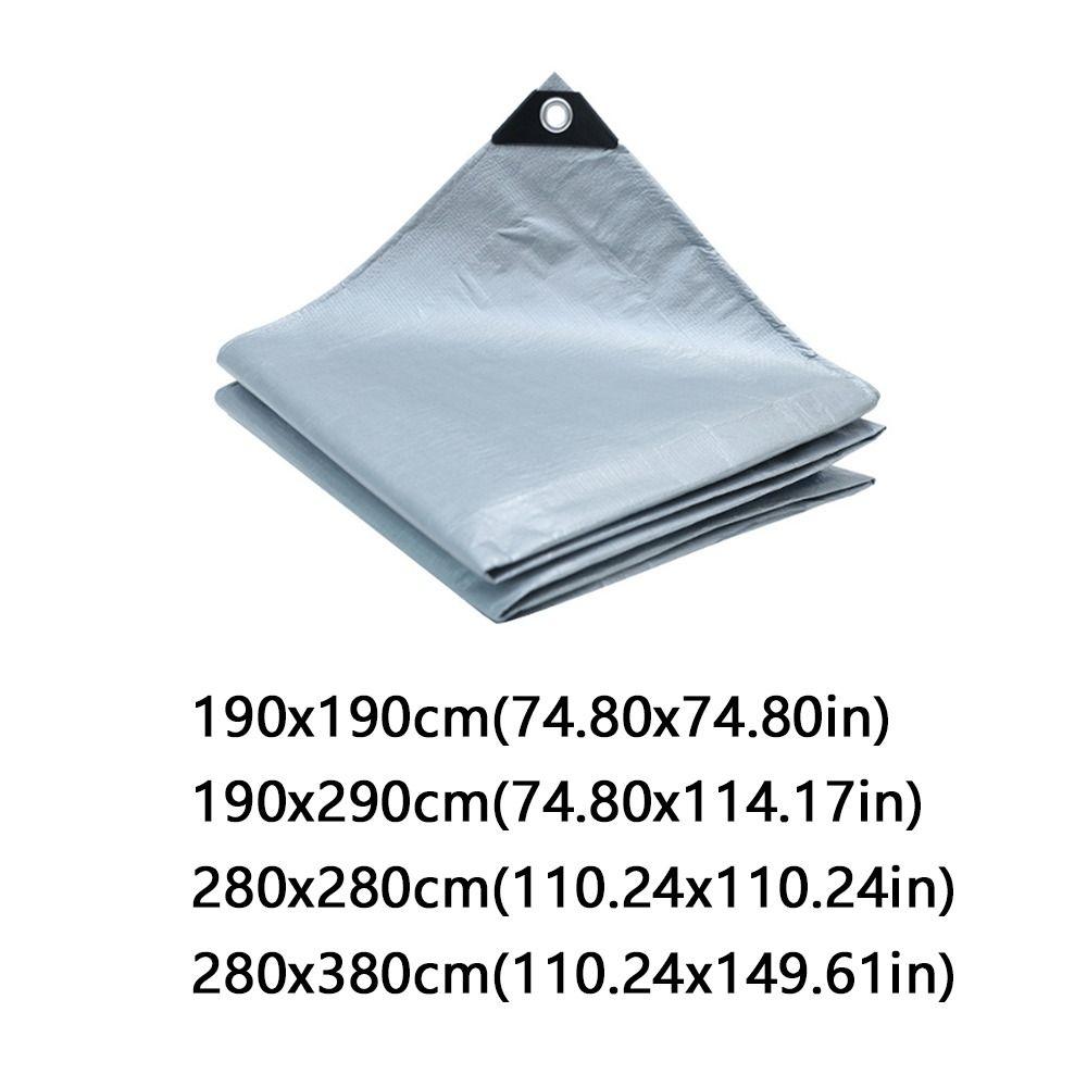 Double Thickened PE Waterproof Sun Shade Tarp Yard Waterproof Cargo Cover Tarp  Truck Cover