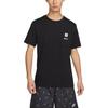 T Shirts Men's Black Crew Neck Moderate Straight Fit DX1082-010