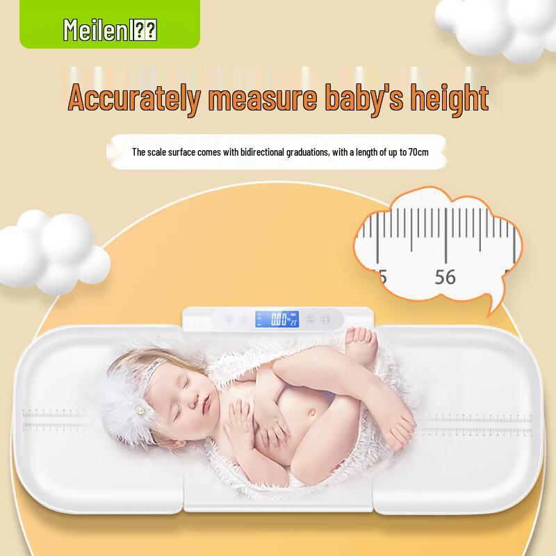 Meilen High-Precision Baby Scale with Height Measurement (Bluetooth)
