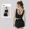Big Tree Apparel Women's Skin-friendly Yoga & Pilates Three-piece Sportswear Set