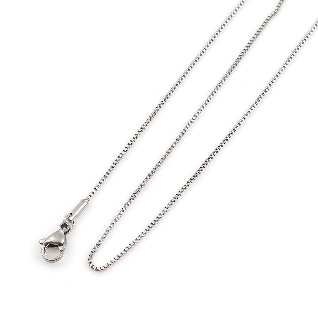 5 Piece 304 Stainless Steel Link Cable Chain Necklace Rose Gold/Silver/Gold Plated For DIY Jewelry Making Findings
