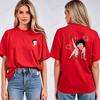 Vintage Animation Betty Boop Pattern T Shirt Men Women Breathable Short Sleeve Tees Hip Hop Style Casual Cotton Streetwear Tops