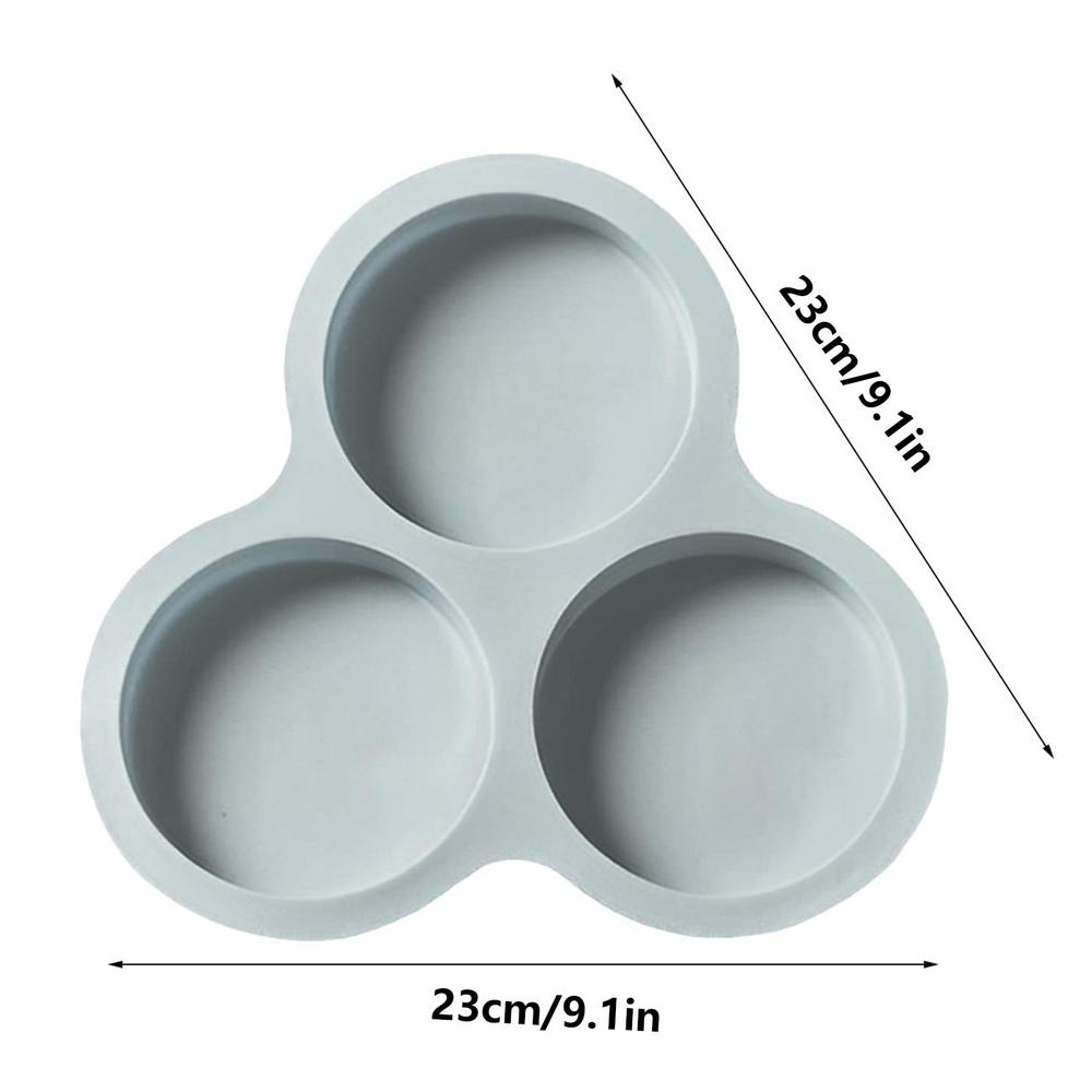 

Форма для яиц в аэрогриле, круглая форма для яиц, 3 отделения, антипригарное силиконовое покрытие, аэрогриль, сковорода для яиц, пароварка, форма для приготовления яиц, инструмент для жареных яиц