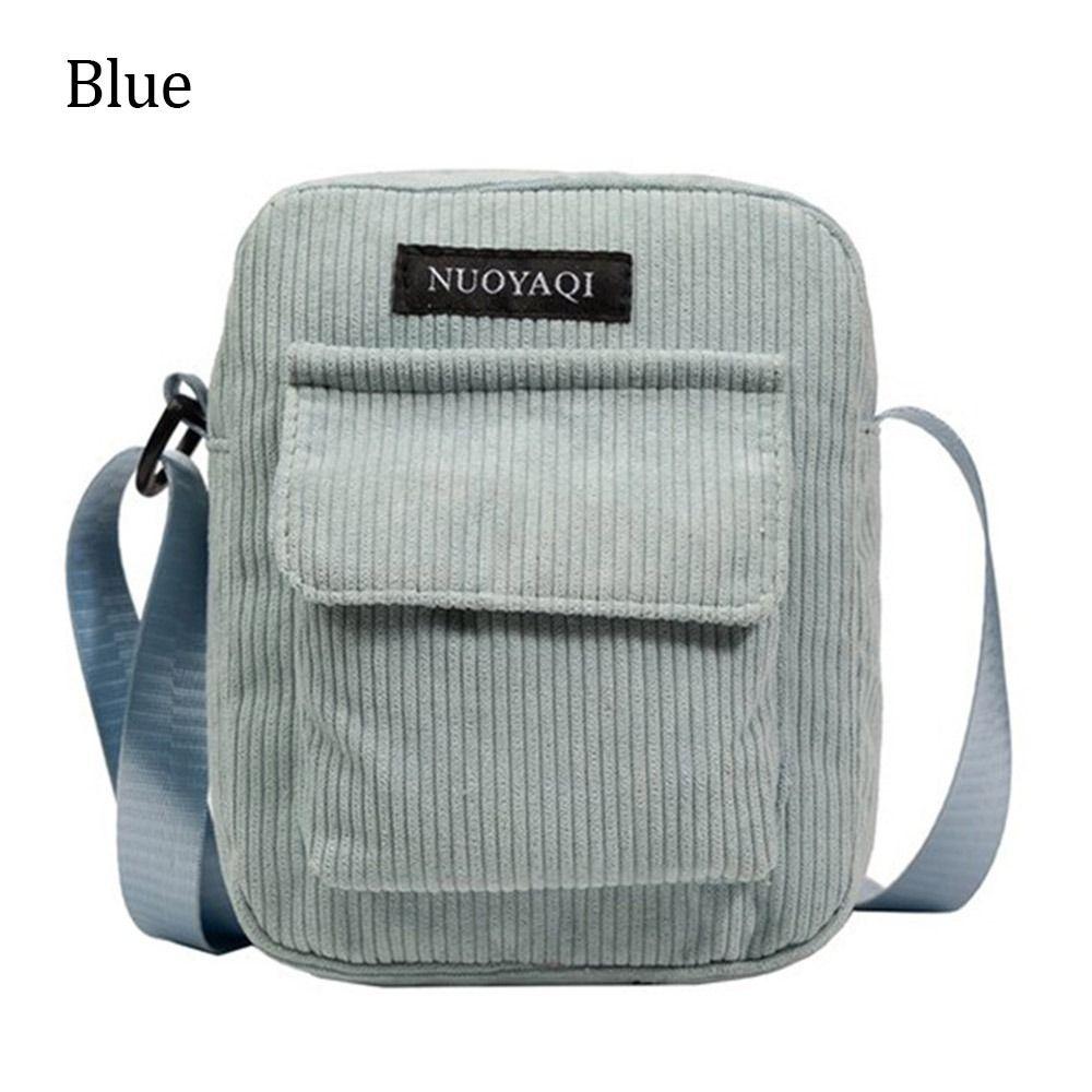 6 Farben Kord-Schultertasche Damen Herren Kord-Umhängetasche Niedliche Kleine Handtaschen Lässige Outdoor-Umhängetaschen