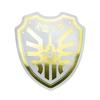 Square Enix Dragon Quest Metallic Die-Cut Sticker Roto's Shield