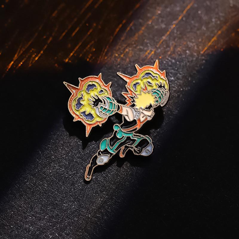Unique Anime Character Style Brooch Metal Pin Featuring Cool Ninja Design Perfect For Bags