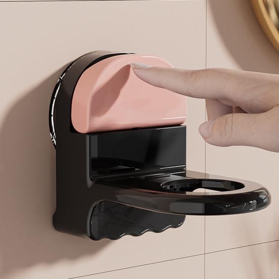 Suction Cup Bathroom Hanger Wall Mounted Hook Space Saving Organizer Adjustable Soap Dispenser Holder for Shower Shampoo Bottle