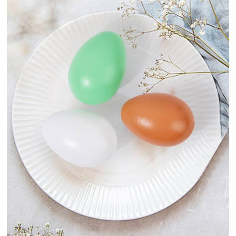 Egg Simulation Wooden Toy Diy Solid Doodle Eggs Decoration Early Education Gift