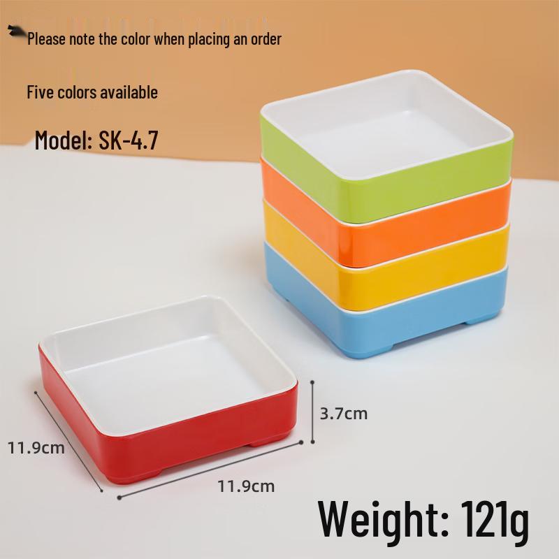 WUHE Rectangular Plastic Food Display Trays