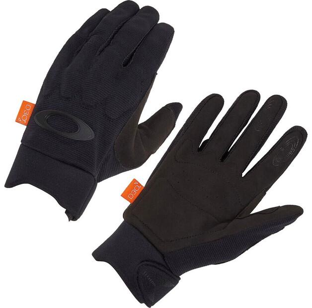 Велосипедные перчатки Oakley Maven D3o (чёрные) S